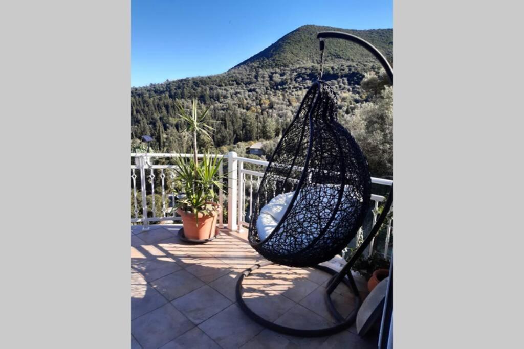 Villa Sunrise With Stunning Views And Private Pool Katokhorion  Exterior photo